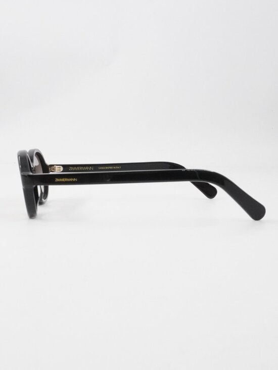 Zimmermann Cyd Oval Sunglasses in Black Acetate Frames & Brown Lenses - NWT main image 11